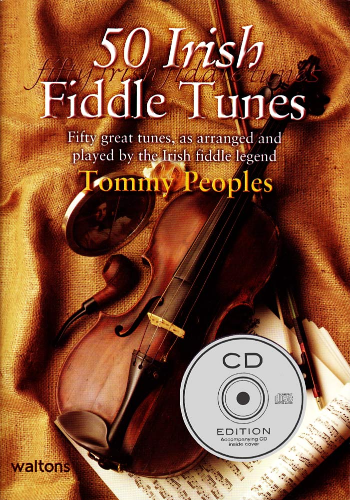 50 Irish Fiddle Tunes Book&CD by Tommy Peoples