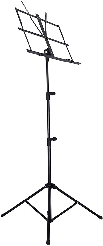 Viking VMS-15K Black Music Stand Classic folding music stand. Max height 100cm, ideal for kids