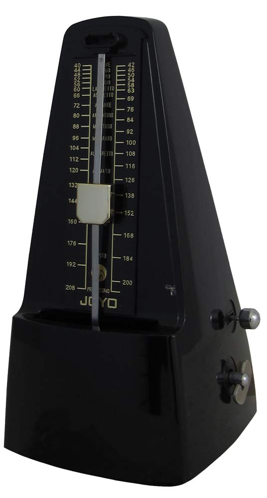 Cherry CM-20 Pyramid Metronome, Black Classic shaped clockwork metronome with bell