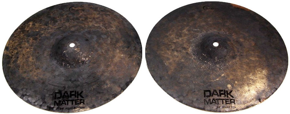 Dream DMHH14 Dark Matter Hi Hat Cymbal 14inch Twice fired and hammered Dark Energy, lathed B20
