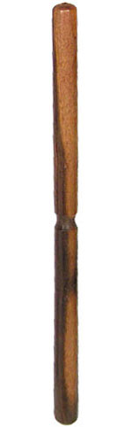 Glenluce Blackwood Bod Beater, Straight Straight 23cm long bodhran tipper around 14mm thick
