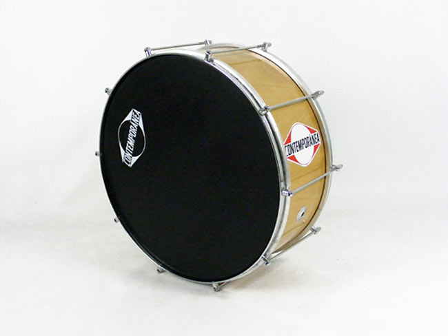 Contemporanea ZA1820W Zabumba 18inch x 20cm Wood Pro Slender double sided drums with 8 single Tuning Rods