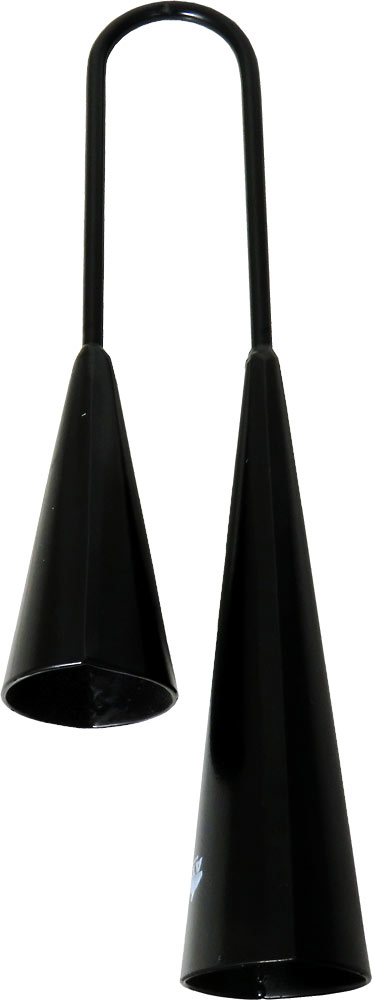 Romsion Electronics Double Tone Metal Bell Cowbell Cow Bell Percussion Instrument with Stick 