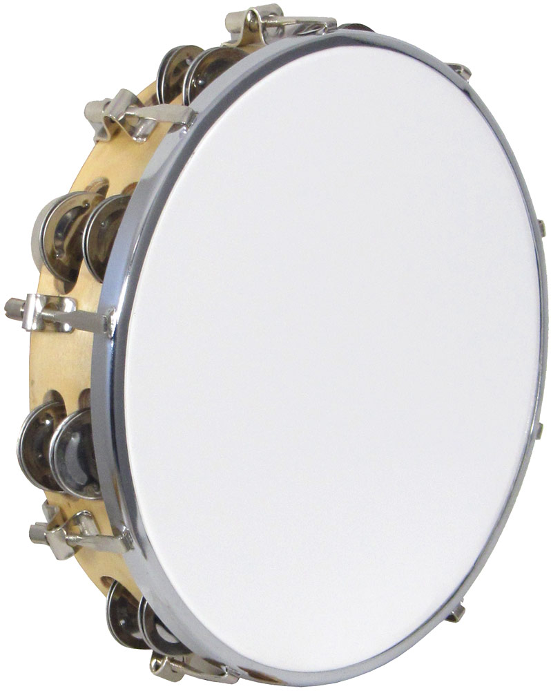 Atlas Tuneable 10inch Tambourine 5-ply rim with 16 pairs of zils and 9 tension lugs