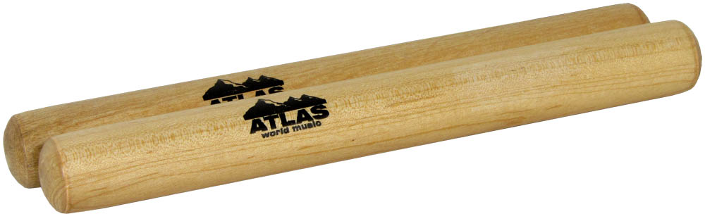 Atlas Small Claves, Wooden Light colored solid wooden claves