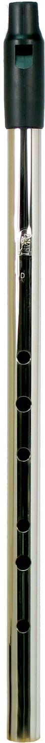 Howard Low D Whistle, Nickel, Tuneable With tuneable black plastic mouthpiece
