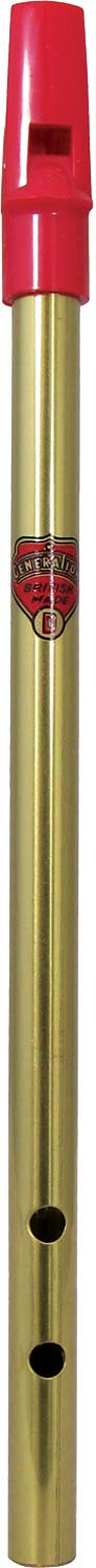 Generation Brass Tabor Pipe, D With a red plastic mouthpiece