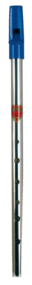 Generation Nickel C Whistle Tin whistle with a blue plastic mouthpiece