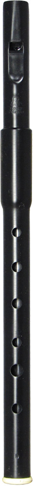 Tony Dixon High D Whistle, Tuneable, Black Low priced D whistle, made from 2 joints of plastic, black