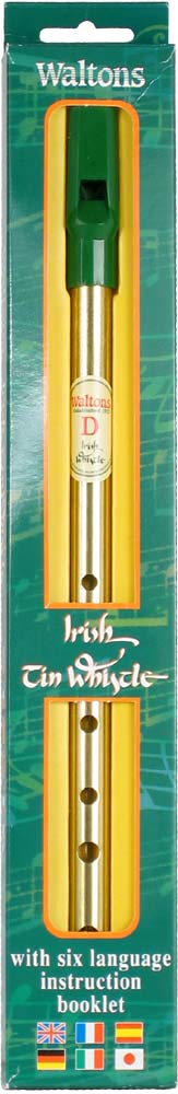 Waltons D Whistle Display Pack Irish whistle, boxed with instructions in 4 languages