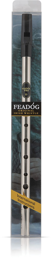 Feadog Pro D Whistle, Nickel A heavier double nickel plated barrel to give a rounder/solid tone. Pack
