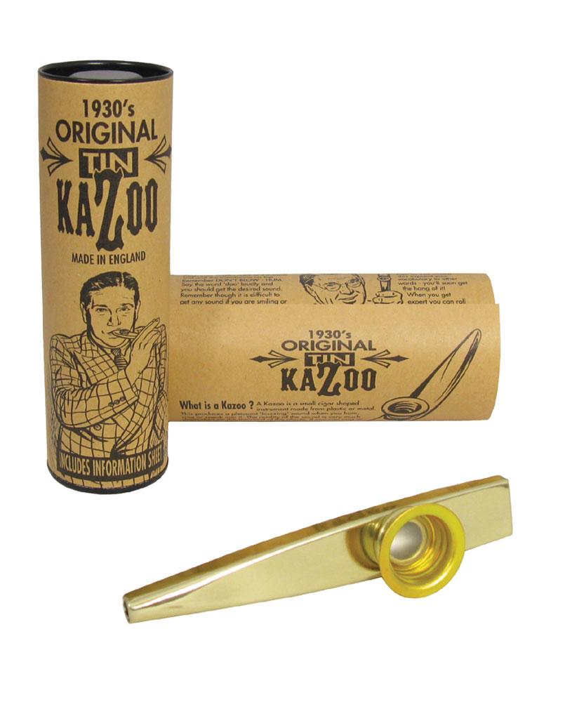 Clarke MKGD Metal Kazoo, Gold Color Comes with display tube and information sheet