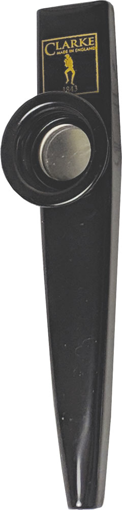 Clarke MKCBD Black Coated Metal Kazoo With a premium natural skin membrane