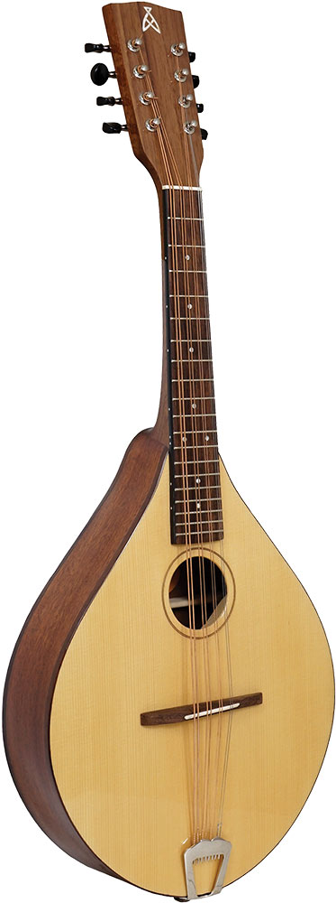 Ashbury Style E Tenor Mandola, Solid Spruce Solid Alaskan Sitka Spruce top. Solid African sapele back and sides