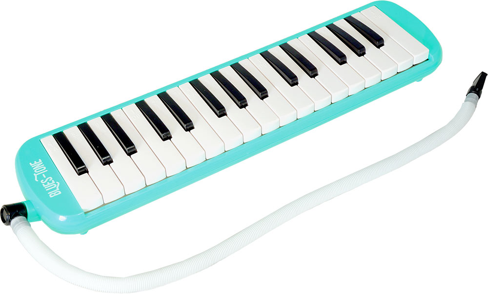 Bluestone SME-32G 32 Key Melodica, Green Complete with blow pipe and mouthpiece for varied playing positions