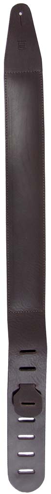 Manifatture GS-35D Genuine Leather Guitar Strap Dark brown color.43cm long suede padded strap
