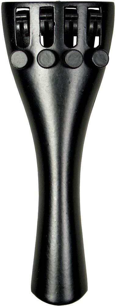 Viking Full Size Violin Tailpiece Modern composite plastic tailpiece with fine tuners, in black finish