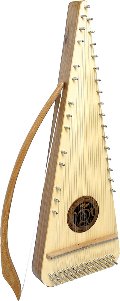 Atlas ABS-ALT Alto Bowed Psaltery Spruce top with walnut back and sides