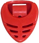 Viking Pick Holder, Red Colored Plectrum holder in Red. Attaches to instrument