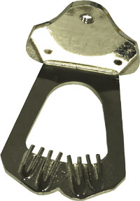 Viking VS-311SC Solid Cast Mandolin Tailpiece Nickel finish made from solid brass