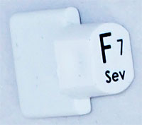 Ashbury Replacement F7 Autoharp Key 