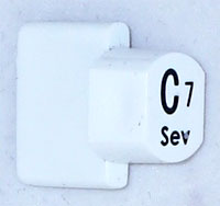 Ashbury Replacement C7 Autoharp Key 