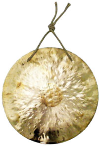 Dream FENG10 Feng Wind Gong 10inch inc. mallet Flat Gong, no lip, fully lathed on both sides