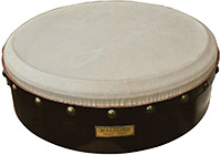 Waltons 16DEEP MAH Pro 16inch Bodhran, Mahogany 12cm Deep. Rounded edges with an arm cut out