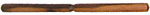 Glenluce Blackwood Bod Beater, Straight Straight 23cm long bodhran tipper around 14mm thick