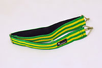SVM Snare Belt 2 hook padded -G/Y Macapa Green / Yellow Snare / Caixa belt