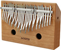 Magadi M30 30 Note Kalimba in Cherry Special steel tongue with copper tone bars