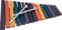 Atlas 2 Octave Xylophone Colored wooden Xylophone with beaters