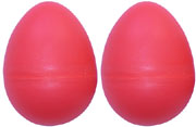 Atlas Pair of Shaky Eggs, Red Pair of plastic shaky eggs. Fun, portable percussion!