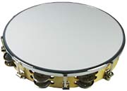 Atlas Tuneable 12inch Tambourine 7-ply rim with 9 tension lugs and 16 pairs of zils
