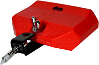 Atlas Large Plastic Tone Block, Red Medium pitch red mountable tone block.15cm long