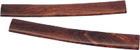 Glenluce GB-TAM Tamarind Oval Pair of Bones A heavy set of wooden bones with a loud clear sound