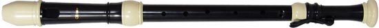 Valentino Tenor Recorder, Black/White An Excellent student recorder with good tone and intonation