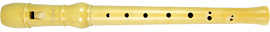 Meinel Descant Recorder, Maple Wood 2 piece recorder made in Germany