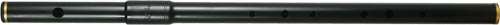 Tony Dixon Flute in D, Tuneable, Black Student priced Irish style flute, made from 2 joints of plastic, black