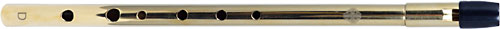 Glenluce Wexford High D Whistle. Brass Finish Brass body with a tuneable brass head joint and a black polymer mouthpiece block