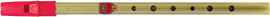 Generation Brass Eb Whistle Tin whistle with a red plastic mouthpiece