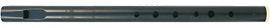 Tony Dixon High D Whistle, One Piece One piece high D whistle, made from black plastic