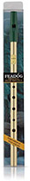 Feadog FW20A Brass High C Whistle Pack Comes with fingering chart and international instruction sheet