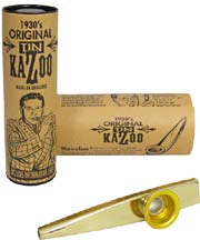Clarke MKGD Metal Kazoo, Gold Color Comes with display tube and information sheet