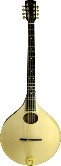 Ashbury Inishmore Celtic Irish Bouzouki Hand carved Solid Swiss Alpine Spruce top and carved Sycamore Maple back