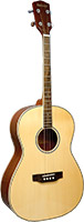 Ashbury AT-14 Tenor Guitar, Spruce Top GDAE Solid sitka spruce top with mahogany body, 12 fret to body, GDAE Tuning