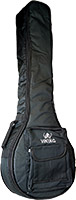 Viking VBB-25-5 Deluxe 5St Open Back Banjo Bag Tough black nylon outer with 15mm padding