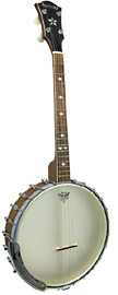 Ashbury AB-55TS Openback Tenor Banjo, 17 Fret Short scale openback. 17 fret, walnut neck & rim, Whyte laydie tone ring