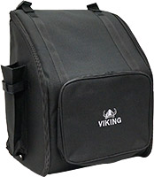 Viking VAB-48 Piano Accordion Bag, 48 bass Hard wearing black denier nylon. Rucksack style