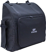 Viking VAB-72 Piano Accordion Bag, 72 bass Hard wearing black denier nylon. Rucksack style
